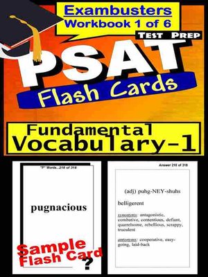 cover image of PSAT Test Fundamental Vocabulary 1&#8212;Exambusters Flashcards&#8212;Workbook 1 of 6
